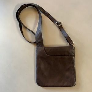 Leather crossbody bag